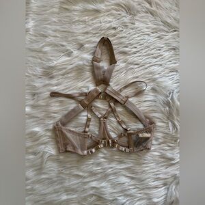 Bordelle New Tomoe Ouvert Wire Bra Caramel M